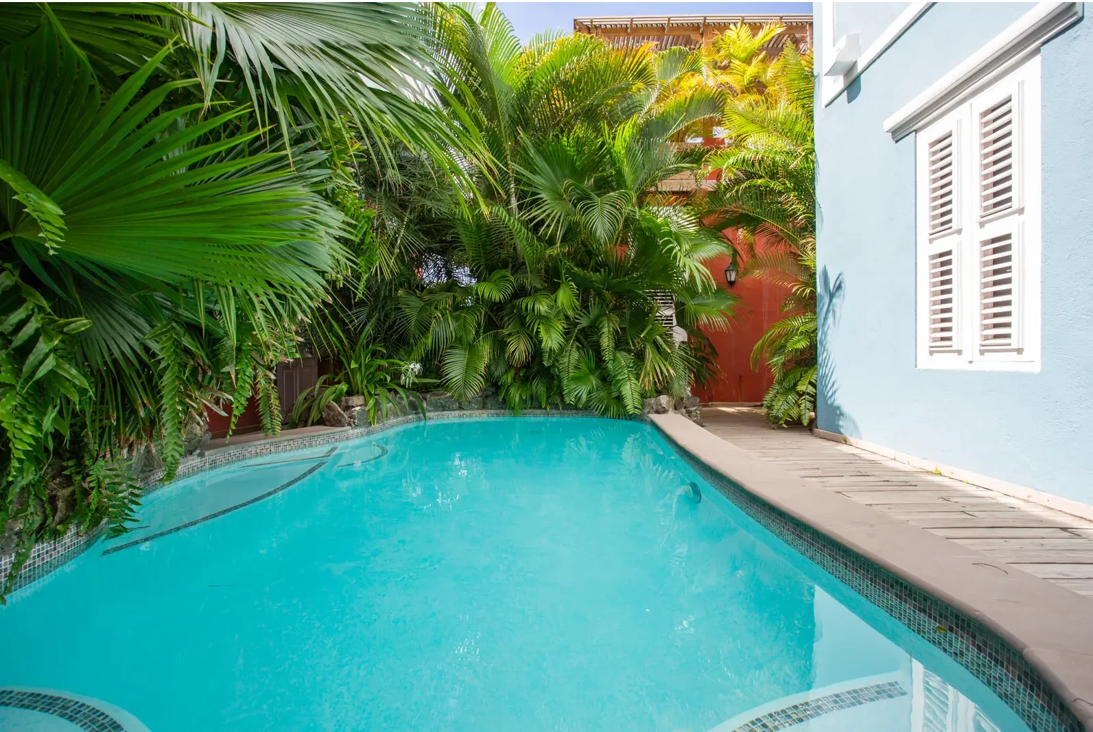 Kas di Laman (Curacao Gardens) | Zwembad 